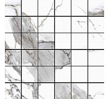 Dlažba Calacatta White Mozaika Rekt. Mat. 29,7x29,7