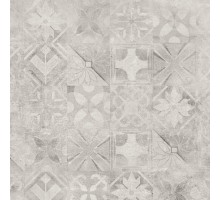 Dlažba Softcement White Dekor Patchwork Pol. 59,7x59,7