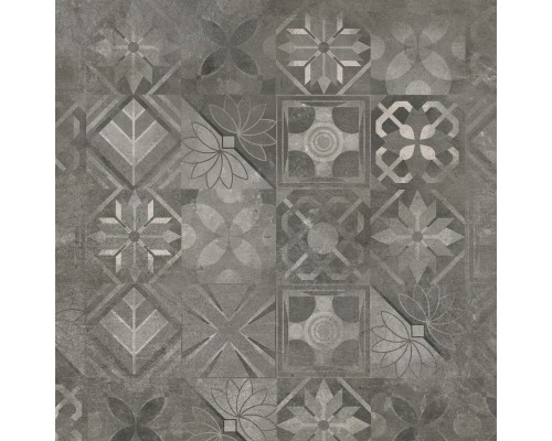 Dlažba Softcement Graphite Dekor Patchwork Mat. 59,7x59,7