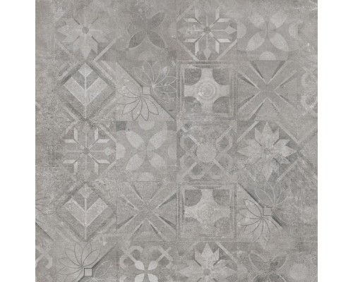 Dlažba Softcement Silver Dekor Patchwork Mat. 59,7x59,7