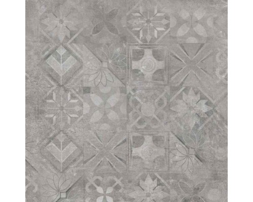 Dlažba Softcement Silver Dekor Patchwork Pol. 59,7x59,7